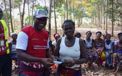 Réunion de partage AVEC à Kpangbassou sous – préfecture de Zoukougbeu (Haut Sassandra)